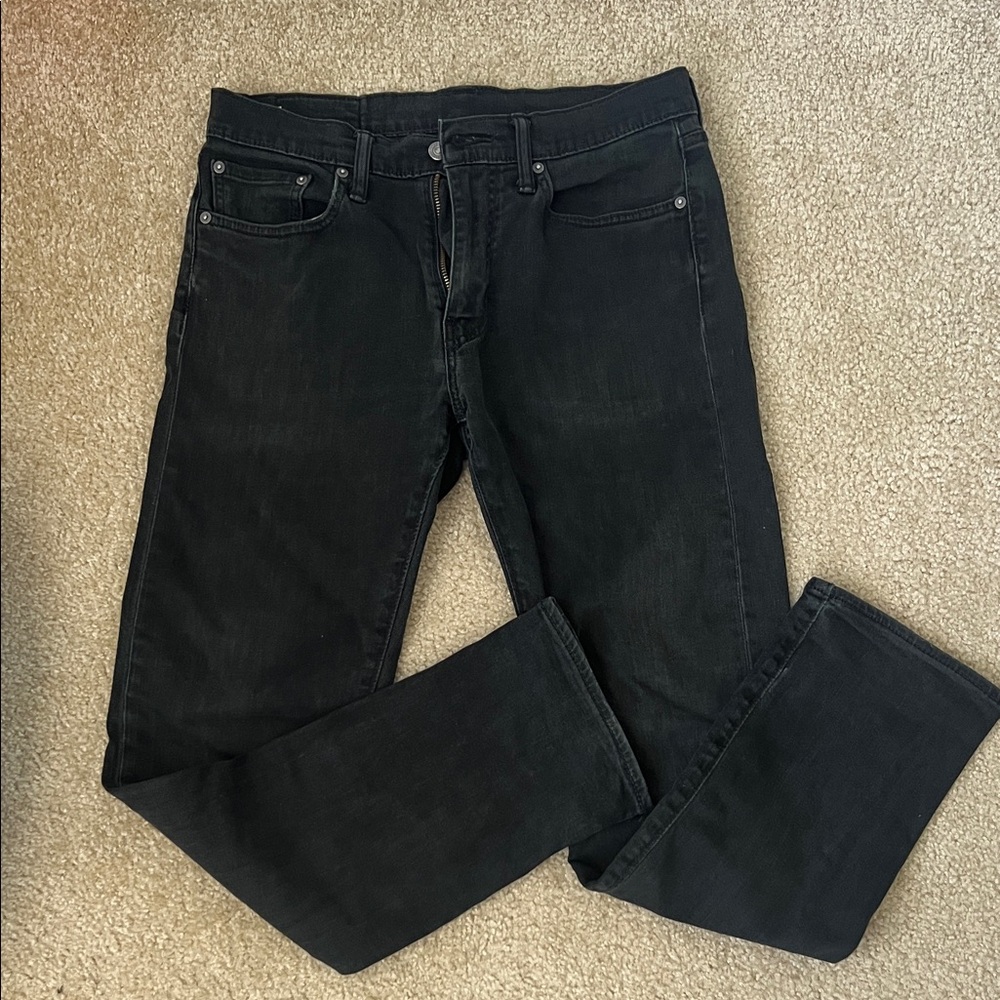 Levi’s Men’s 513 Black Denim Jeans